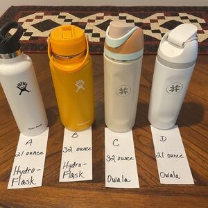 Water bottles